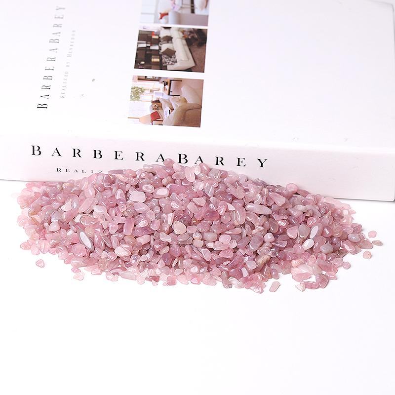 0.1kg Natural Madagascar Rose Quartz Chips Wholesale Crystals