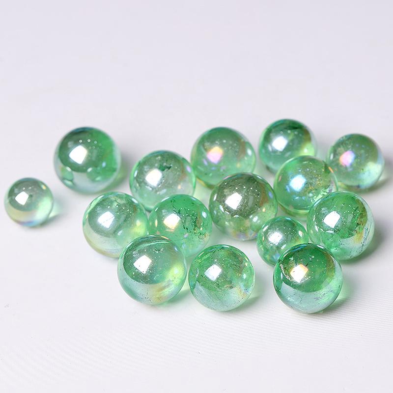 0.25kg Aura Green Crystal Sphere Wholesale Crystals