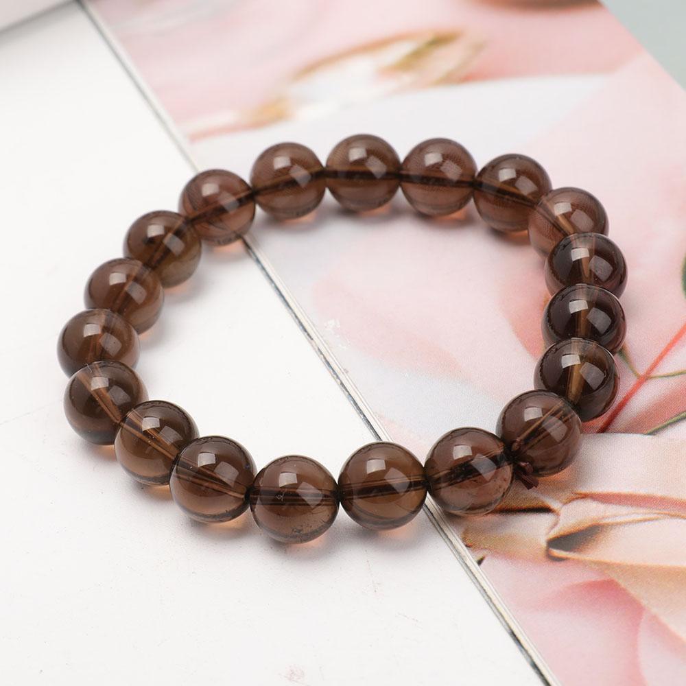 10.5mm Smoky Quartz Bracelet Wholesale Crystals