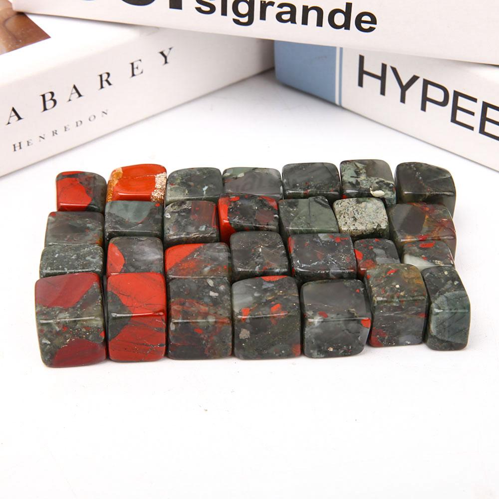 0.1kg Africa Blood Stone Cubes Wholesale Crystals