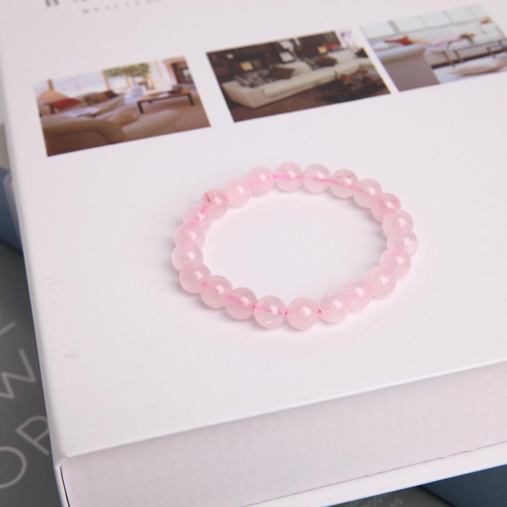 8mm Rose Quartz Crystal Bracelet Wholesale Crystals