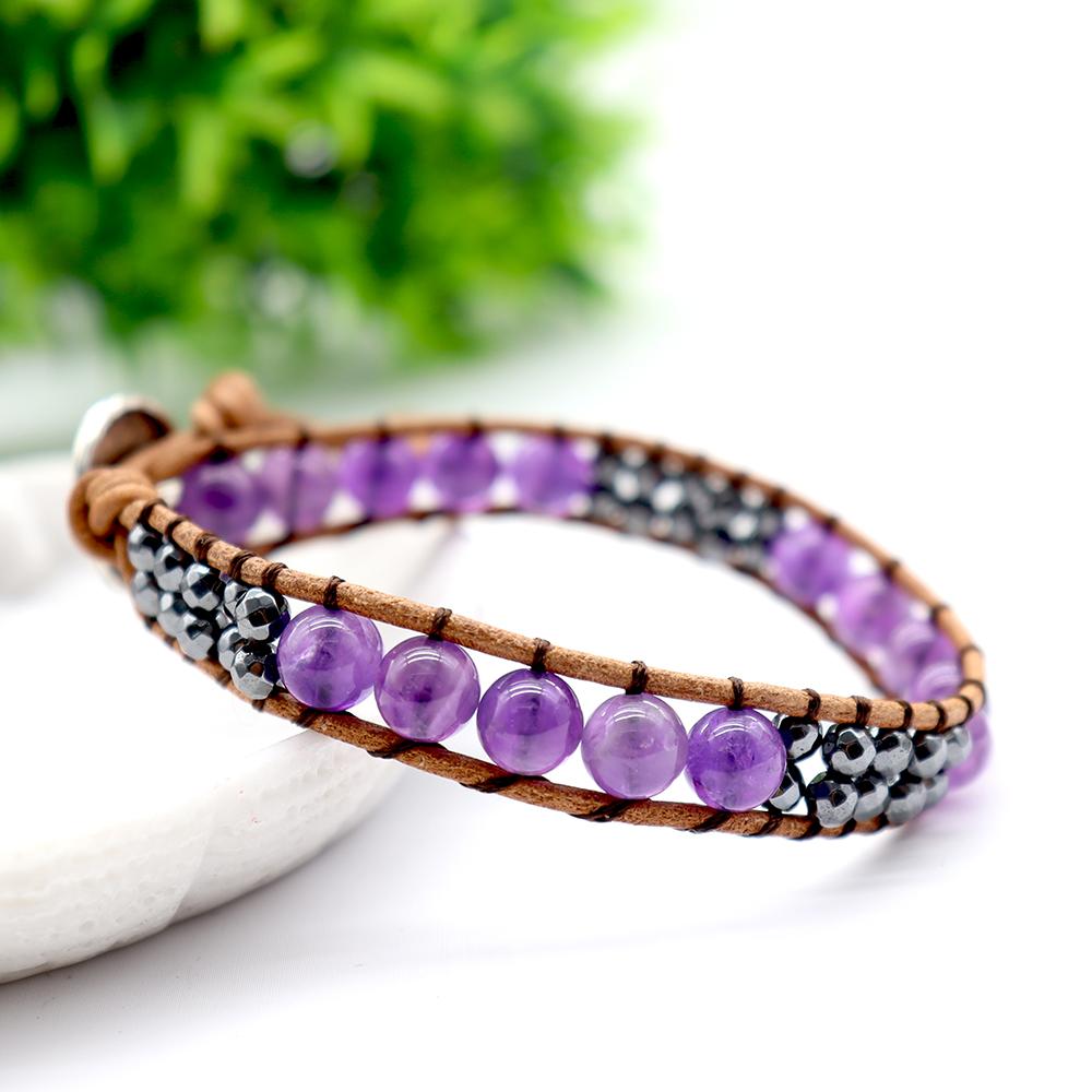 Hand-knitted Crystal Stone Bracelets Wholesale Crystals