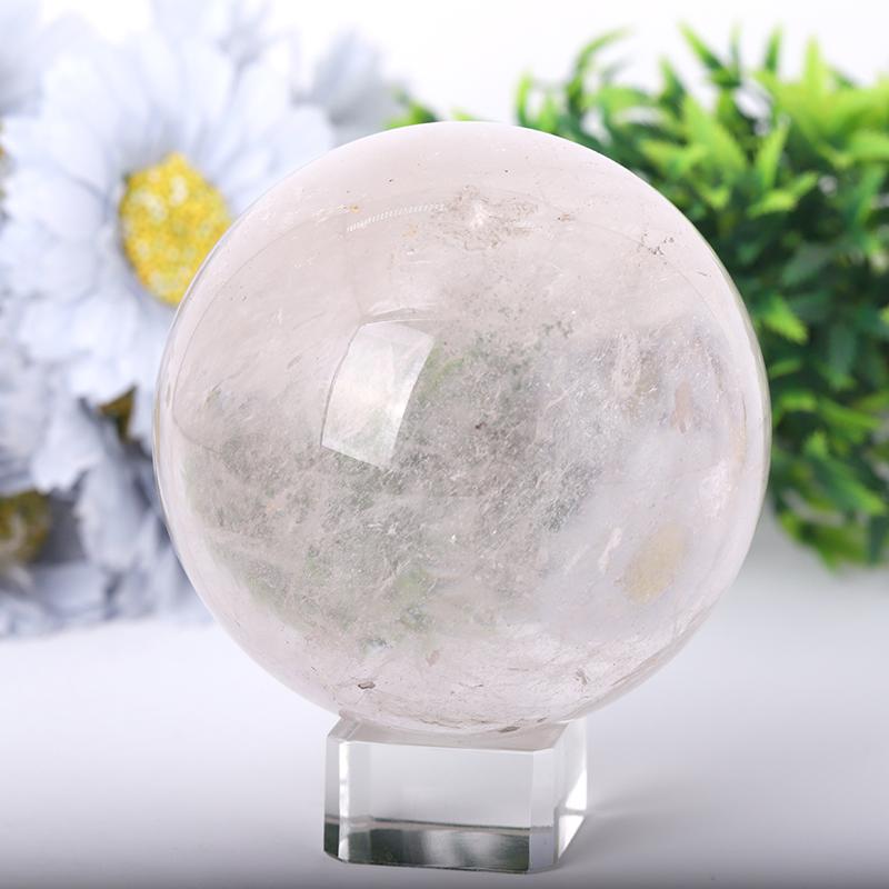 2.5"-4.0" Clear Quartz Sphere Wholesale Crystals