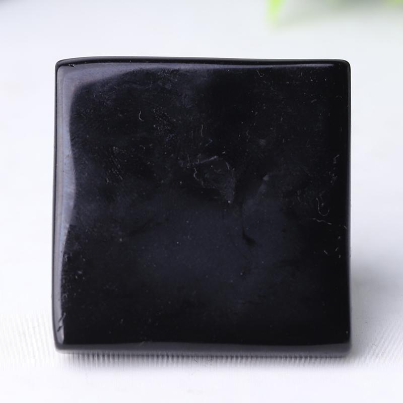 1.6" Black Obsidian Pyramid Crystal Carvings Wholesale Crystals