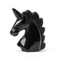 2.0" Black Obsidian Unicorn Crystal Carvings Wholesale Crystals