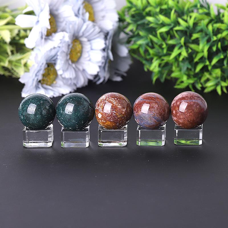 2.0"-4.0" Ocean Jasper Sphere Wholesale Crystals