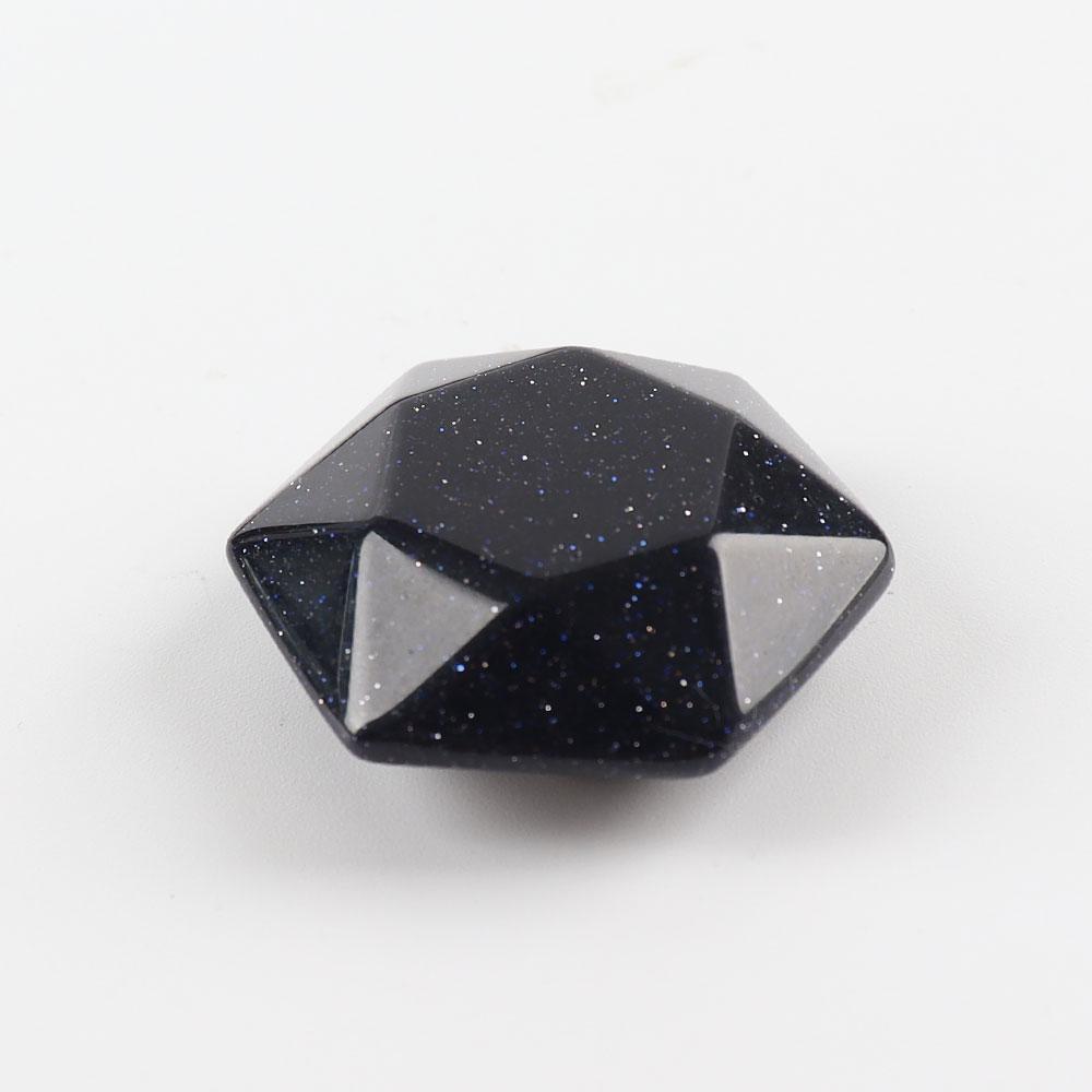 Blue Sand Stone Crystal Carving Star Shape Worry Stones Wholesale Crystals