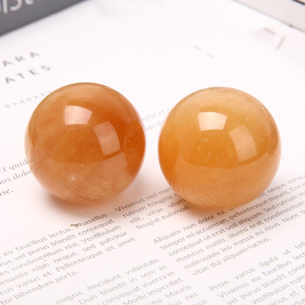 Honey Calcite Crystal Sphere Wholesale Crystals