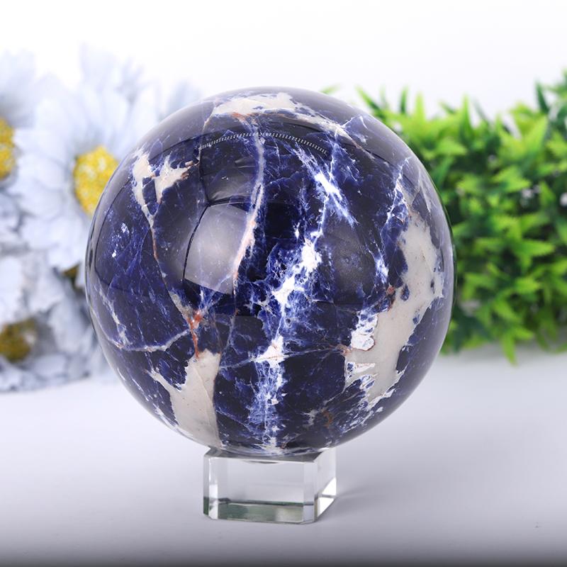 2.5"-4.0" Sodalite Sphere Wholesale Crystals