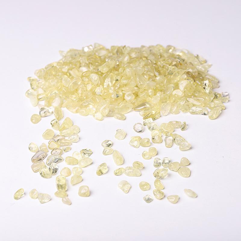 0.1kg Different Size Citrine Chips for Decoration Wholesale Crystals