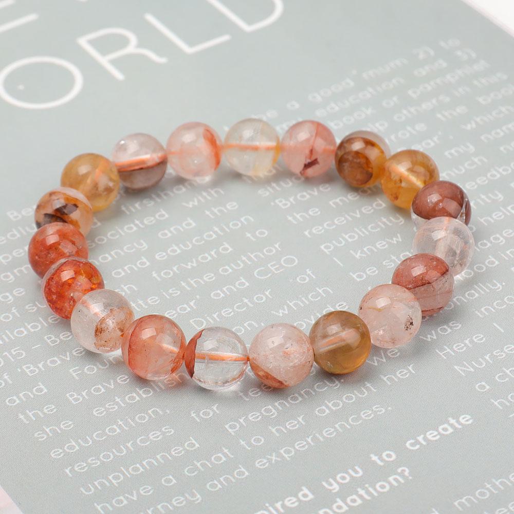 10mm Fire Quartz Bracelet Wholesale Crystals