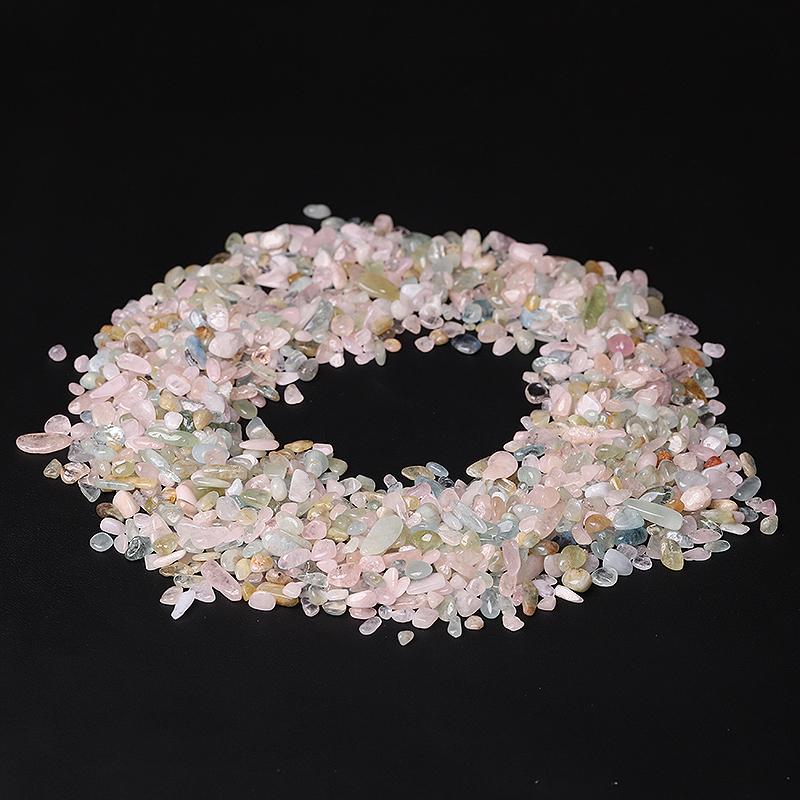 0.1kg Natural Morganite Chips Crystal Chips for Decoration Wholesale Crystals