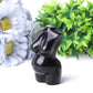 3" Black Obsidian Pregnant Woman Body Crystal Carvings Wholesale Crystals
