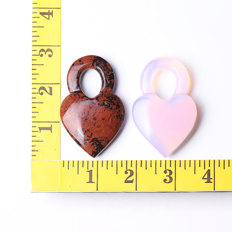 2.6" Heart Crystal Carvings Wholesale Crystals