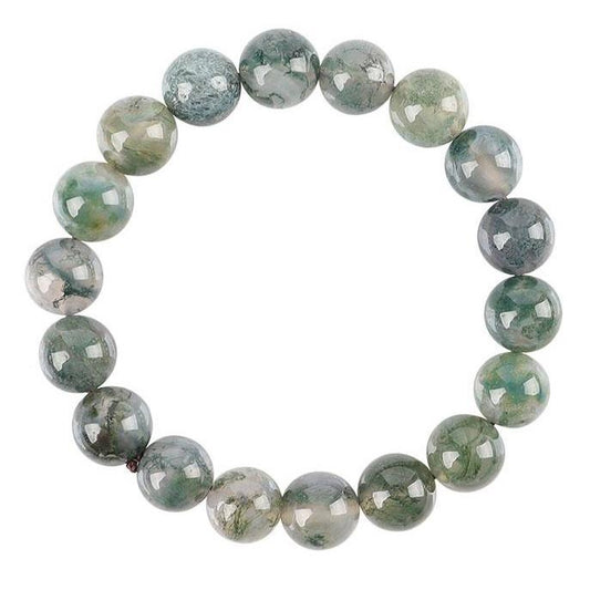 10mm Moss Agate Bracelet Wholesale Crystals