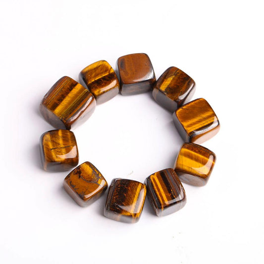 0.1kg Tiger Eye Crystal Cubes Wholesale Crystals