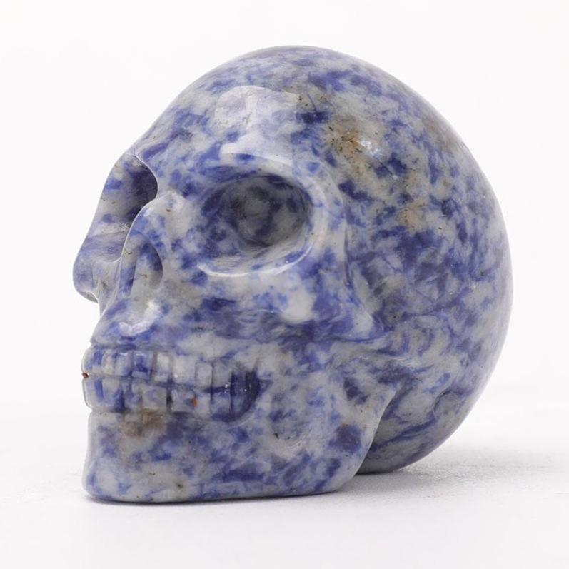 2" Sodalite Skull Carvings Wholesale Crystals