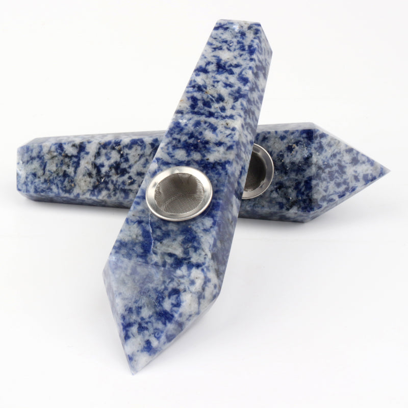 Blue dot Smoking Pipe wholesale support mixed customization Wholesale Crystals