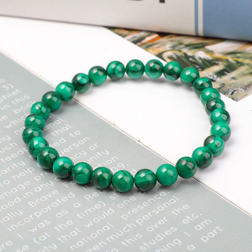 7mm Malachite Bracelet Wholesale Crystals