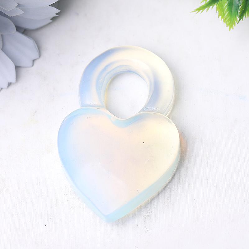 2.6" Heart Crystal Carvings Wholesale Crystals