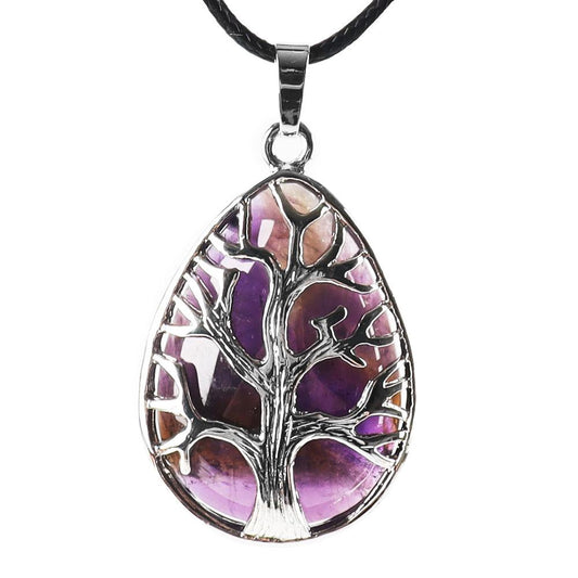 Tree of Life Amethsyt Pendant Crystals Quartz Jewelry Wholesale Crystals