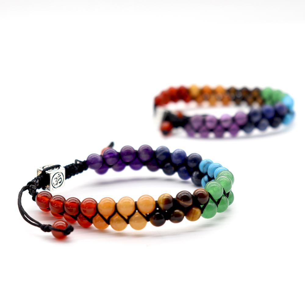 7 Chakras Healing Crystals Bracelet Wholesale Crystals