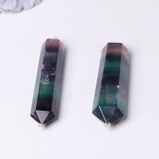 Rainbow Fluorite Double Terminated Points fo Healing Wholesale Crystals