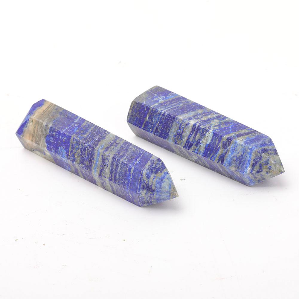 Set of 2 Lapis Points Wholesale Crystals