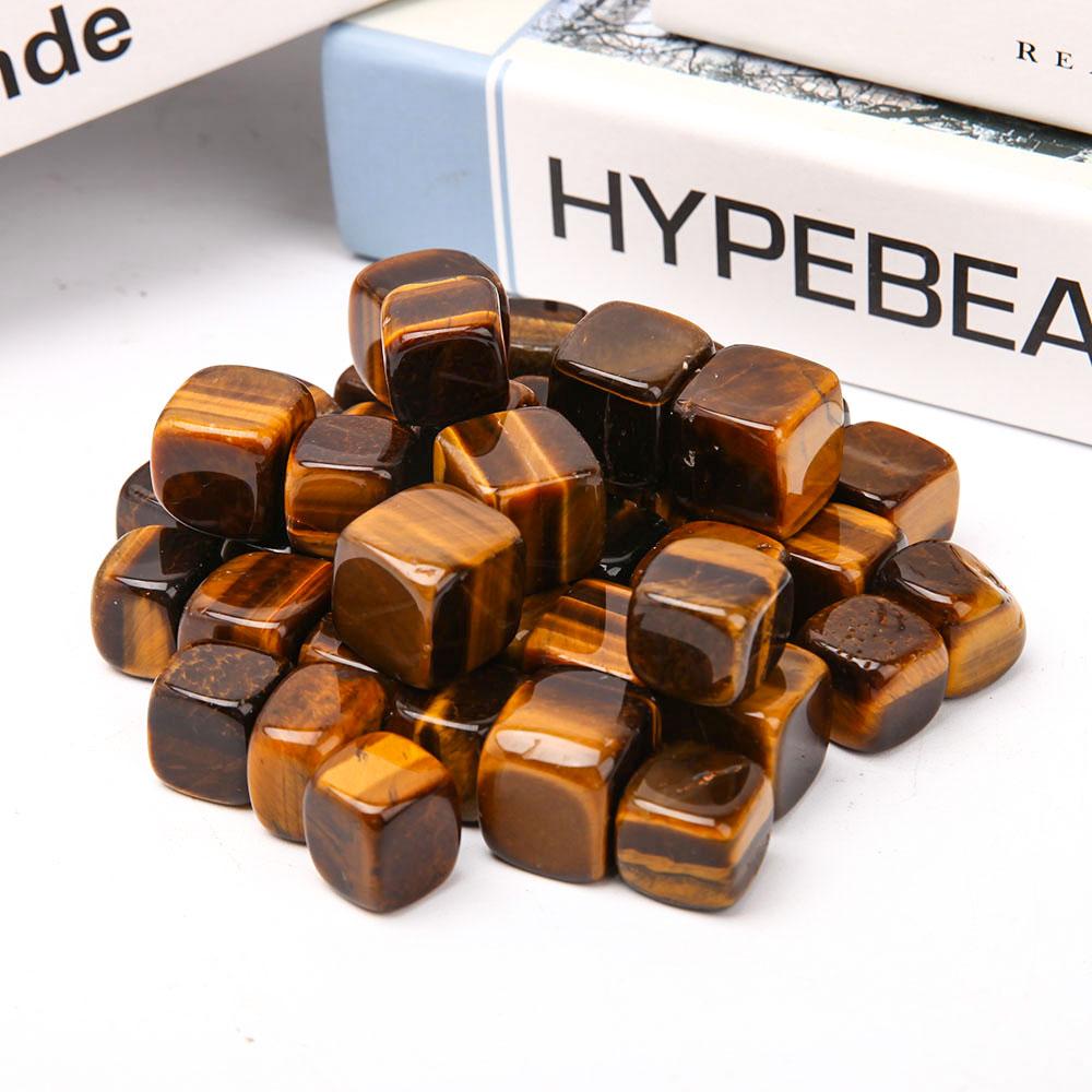 0.1kg Tiger Eye Cubes Bag Wholesale Crystals