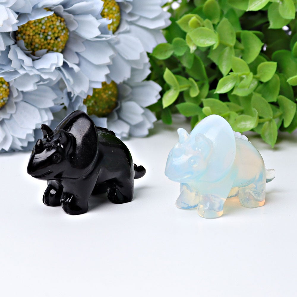 2.1" Dinosaur Crystal Carvings Wholesale Crystals