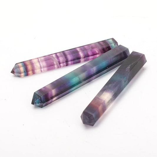 Set of 3 Fluorite Points Wholesale Crystals