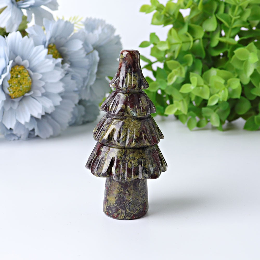 3" Fir Tree Crystal Carvings for Christmas Wholesale Crystals