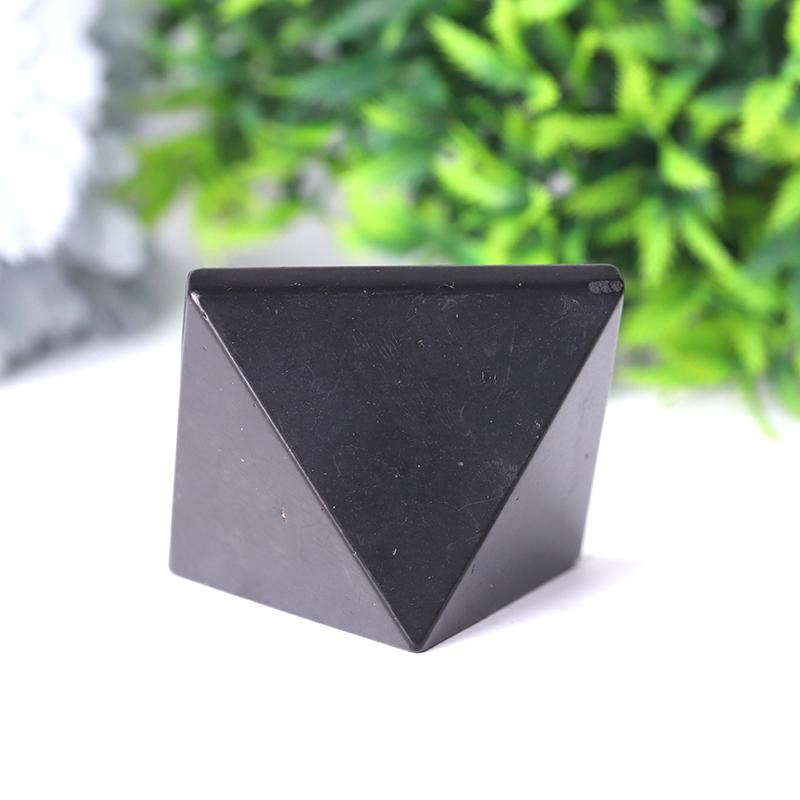 1.5"- 2.0" Shungite Pyramid Carvings Wholesale Crystals