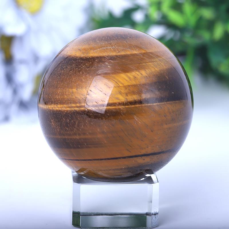 2.0"-4.0" Tiger Eye Sphere Wholesale Crystals