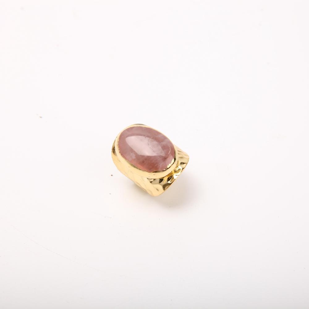 Rose Quartz Handmade Crystal Ring Wholesale Crystals