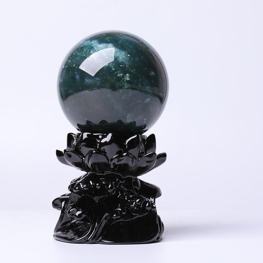 Resin Lotus Base Stand Wholesale Crystals