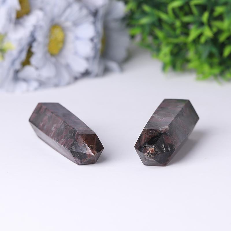 Wholesale Natural High Quality Astrophlite with Garnet Healing Crystal Points for Fengshui Decoration Wholesale Crystals