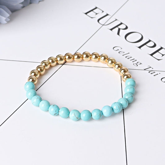 6mm Turquoise Crystal Bracelet Wholesale Crystals