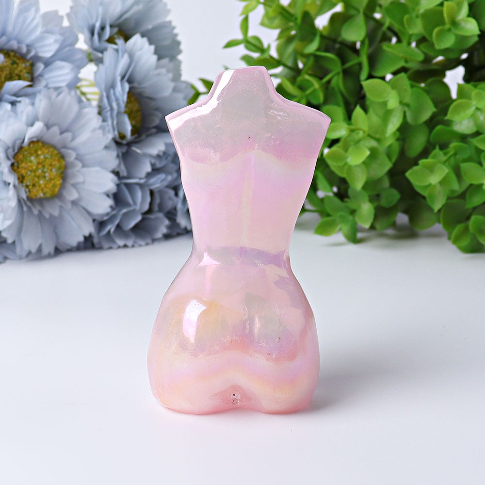 3.7" Aura Angel Woman Model Body Crystal Carvings Wholesale Crystals