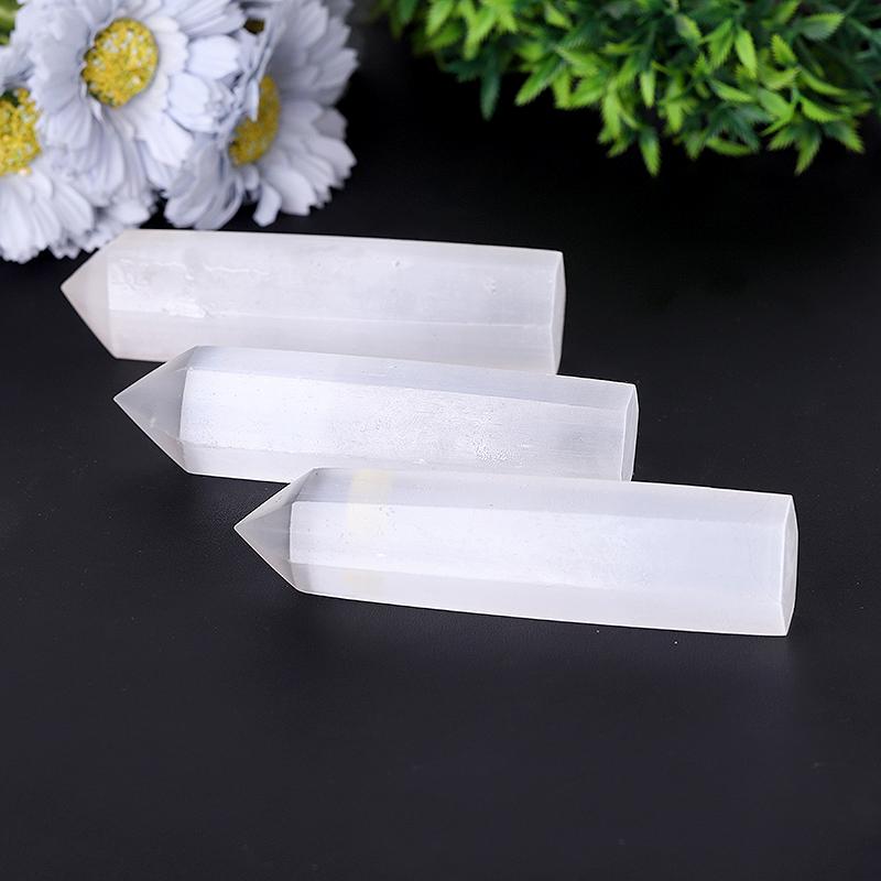 High Quality Selenite Points Healing Crystal Tower Wholesale Crystals