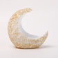 4" Resin White Moon Shape Stand Wholesale Crystals