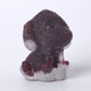 2" Resin Teddy Dog Figurine Infused Garnet Crystal Chips on Discount Wholesale Crystals