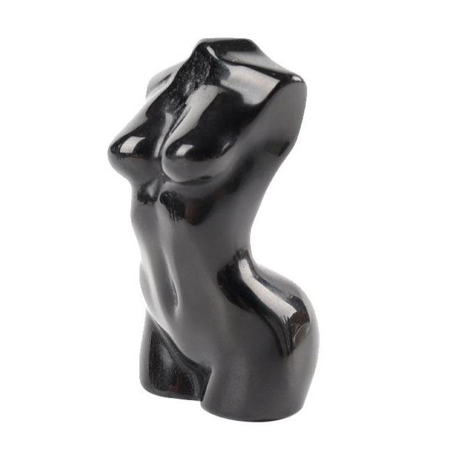 2.5" Black Obsidian Crystal Carving Model Figurine Wholesale Crystals