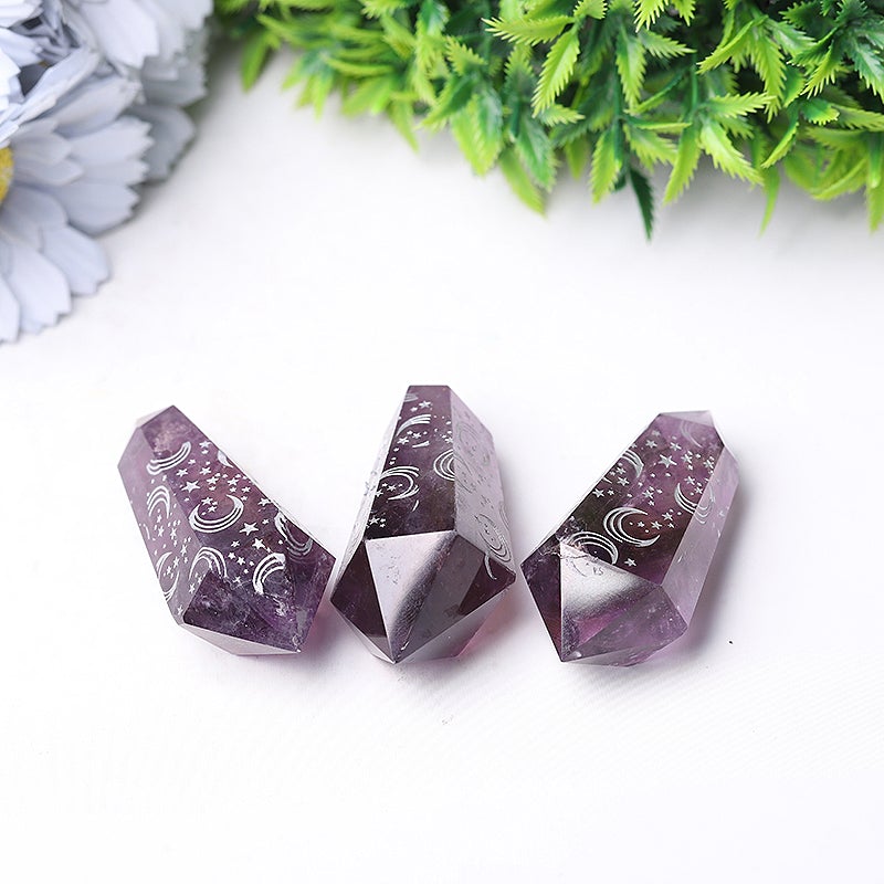 2.5" Amethyst Double Terminated Point Wholesale Crystals