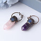 2.4" Amethyst Rose Quartz with Kyanite Pendant for DIY Wholesale Crystals