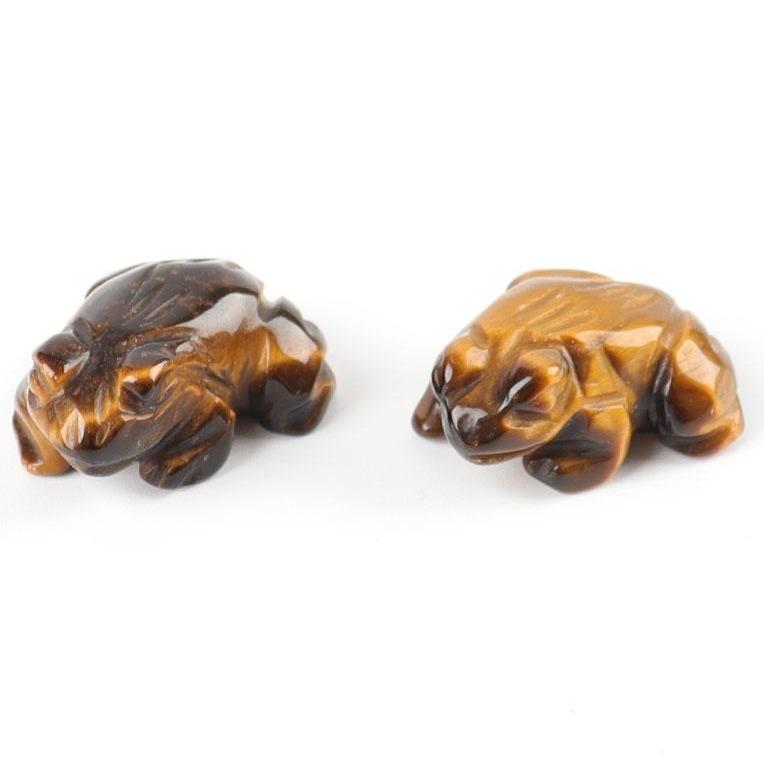 Mini Frog Carvings Wholesale Crystals