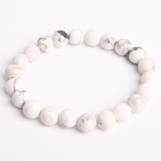 8mm Howlite Crystal Bracelet Wholesale Crystals