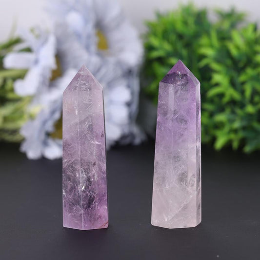 Wholesale Natural Healing Stone Amethyst Points Tower Wholesale Crystals