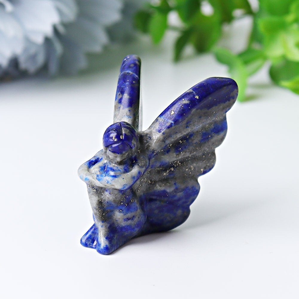 1.5" Lapis Fairy Crystal Carvings Wholesale Crystals