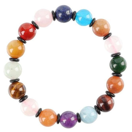 12mm Chakra Bracelet Wholesale Crystals